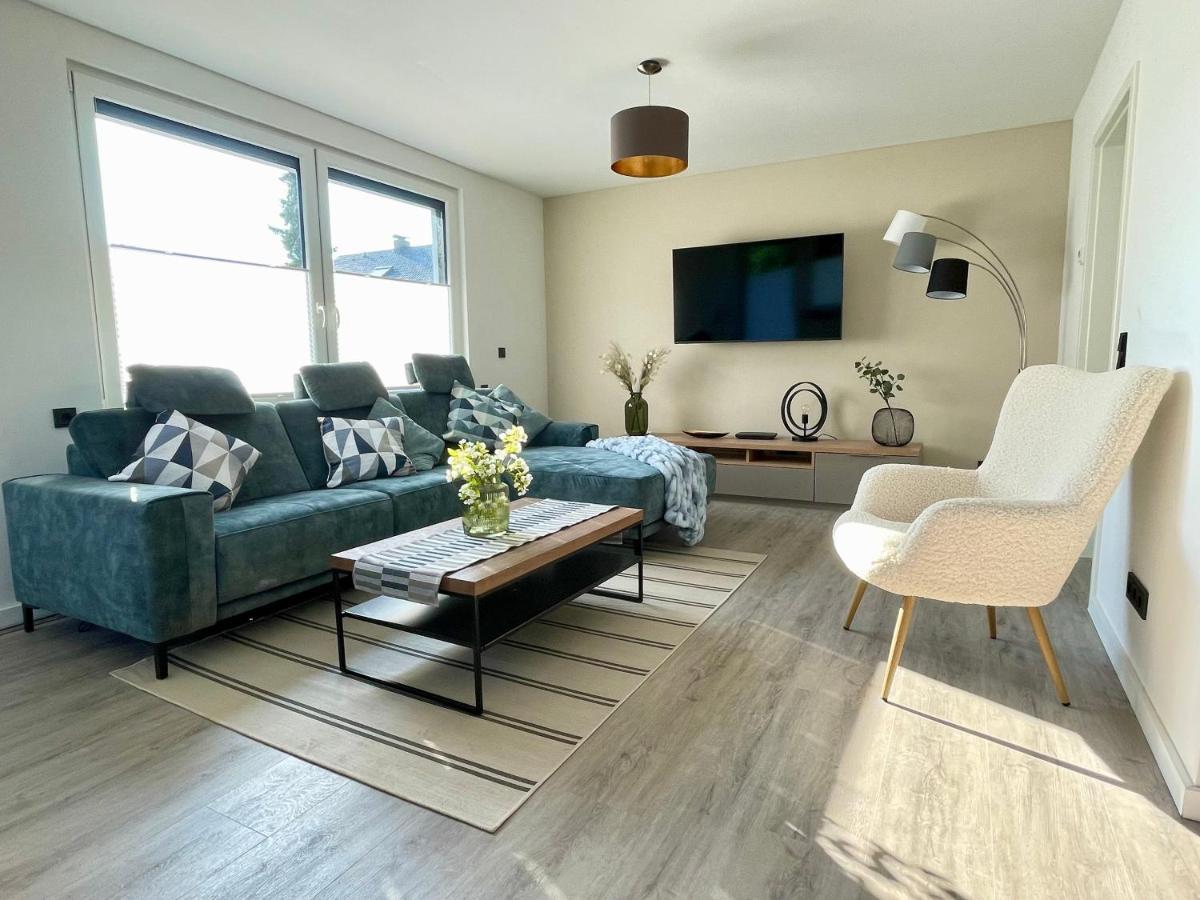 Wellnesshome Fontaneweg Mit Sauna, Terrasse Und Garten Espelkamp-Mittwald Bagian luar foto