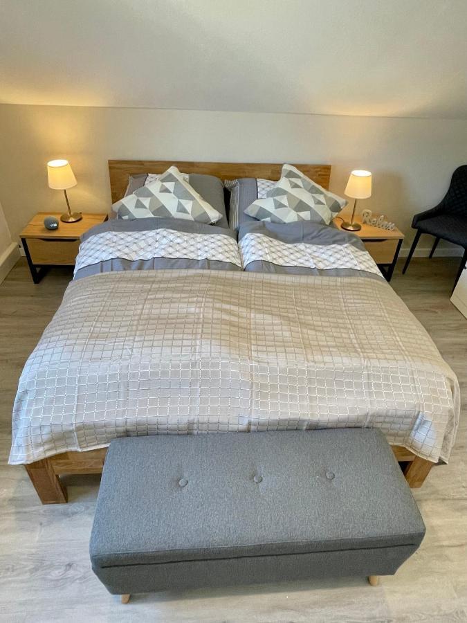 Wellnesshome Fontaneweg Mit Sauna, Terrasse Und Garten Espelkamp-Mittwald Bagian luar foto